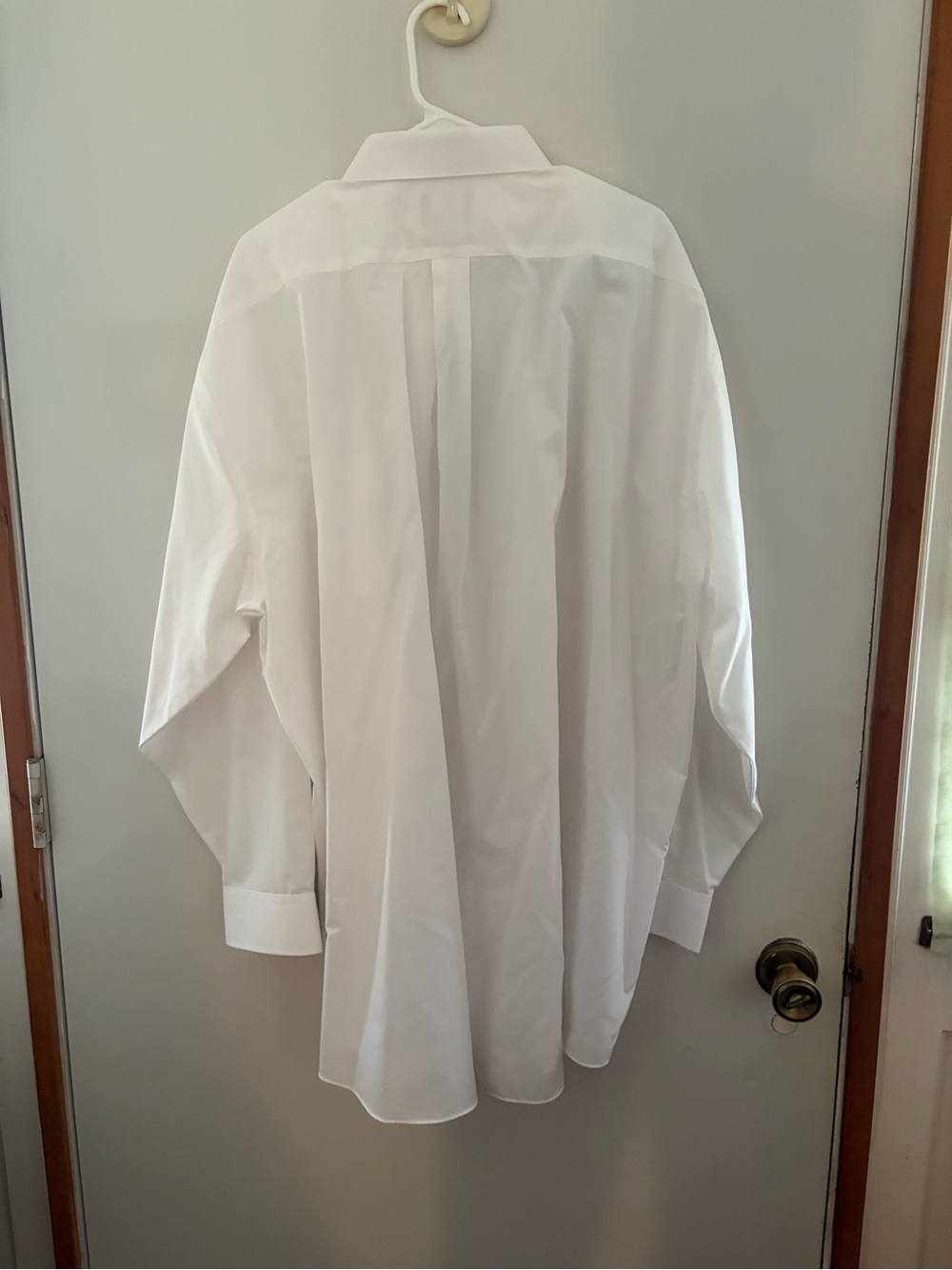 Stafford White Men's Dress Shirt - Classic Collar